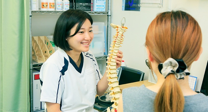 痛みの箇所へのアプローチ